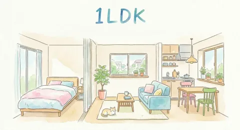 1LDKのイメージ