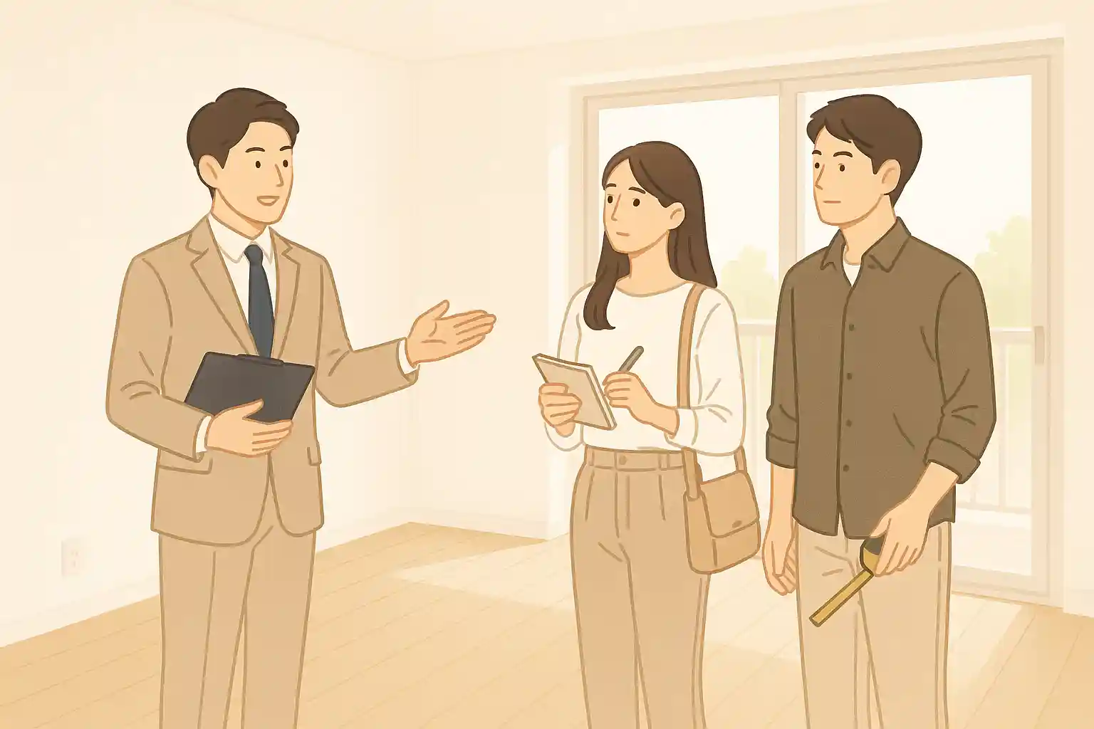 内見のイメージイラスト