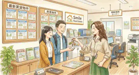 賃貸の鍵渡しイメージ