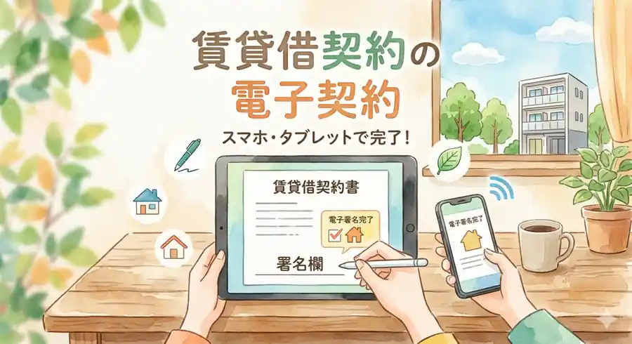 賃貸の電子契約イメージ