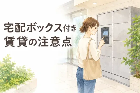 賃貸の宅配ボックスイメージ