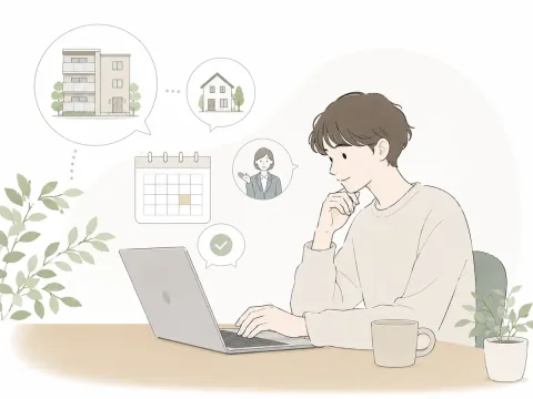 不動産会社への来店予約