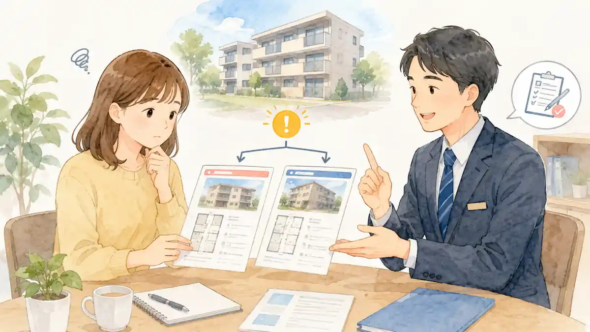 賃貸の複数申込・二重申込のイメージ