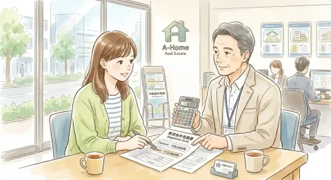 名古屋の賃貸で家賃交渉をする様子