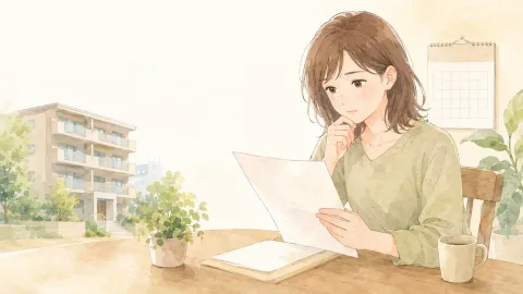 定期借家契約に悩むイメージ