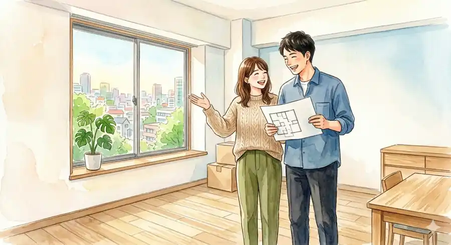 同棲の部屋探し