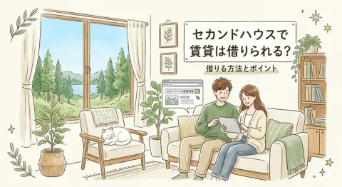 セカンドハウスとして賃貸を借りる方法を解説するイメージ